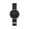 DW Petite Cornwall Black Rose Gold