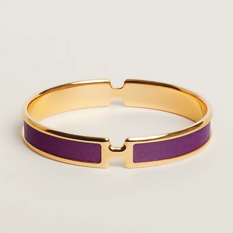 18K Olympe Purple Hermes Bracelet
